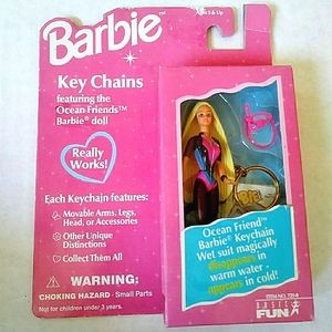 Barbie keychain NIB